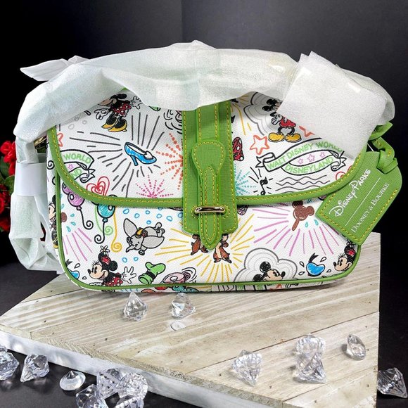 Dooney & Bourke Handbags - Disney Land 10th Anniversary Dooney and Bourke Sketch Equestrian Purse